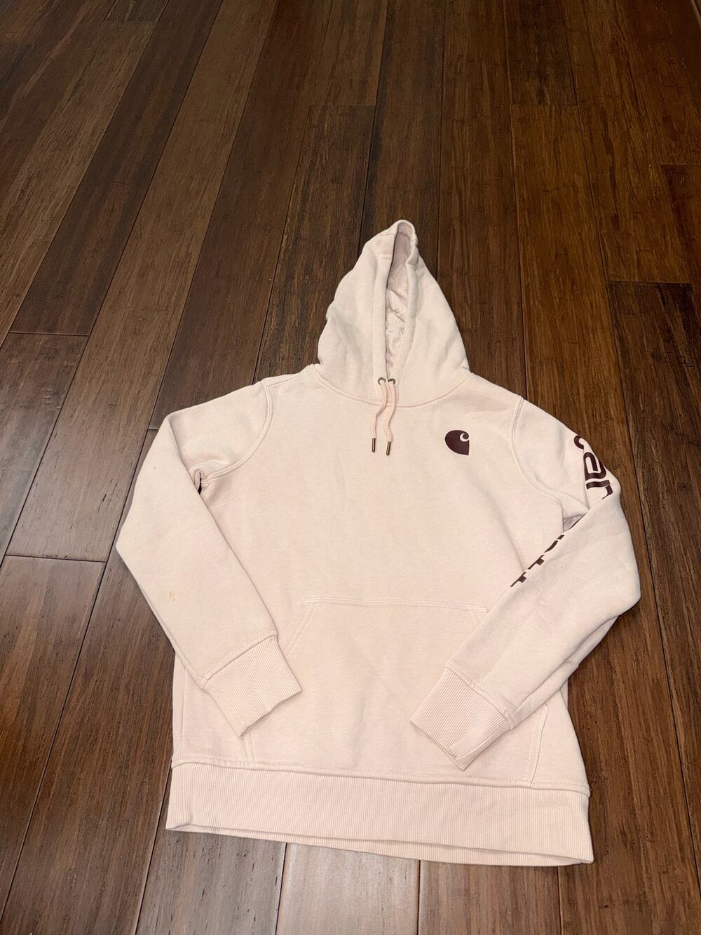 Carhartt Women's Clarksburg Logo Sleeve Hoodie Medium Women